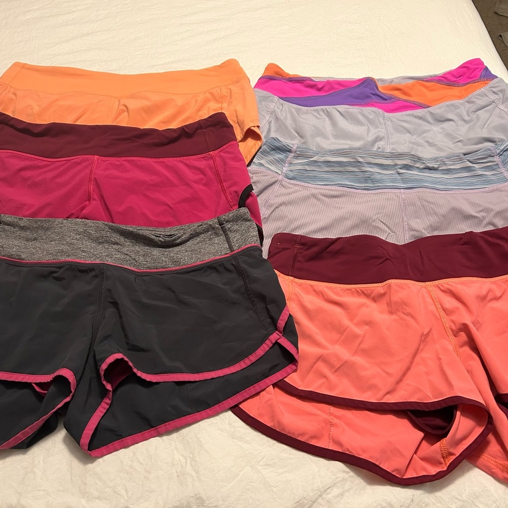 EUC speed up 2.5 inch lululemon shorts